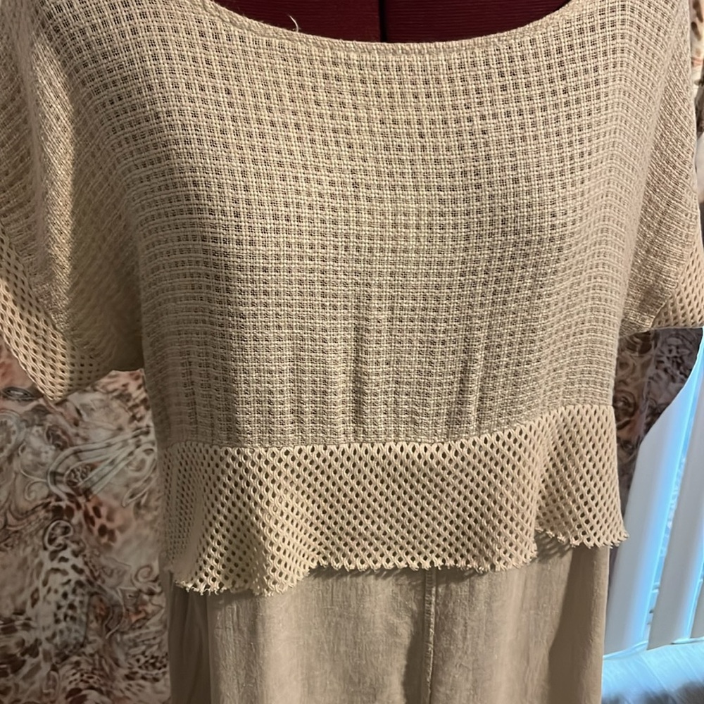 Linen/Cotton dress - Picture 2 of 4